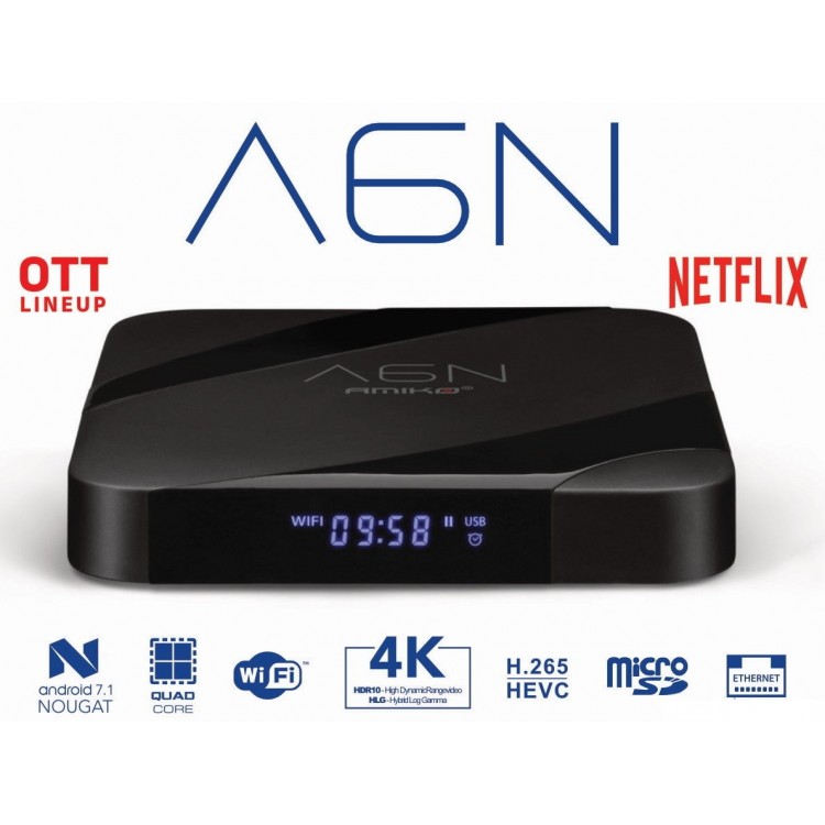Amiko A6N IPTV 4K "Android"