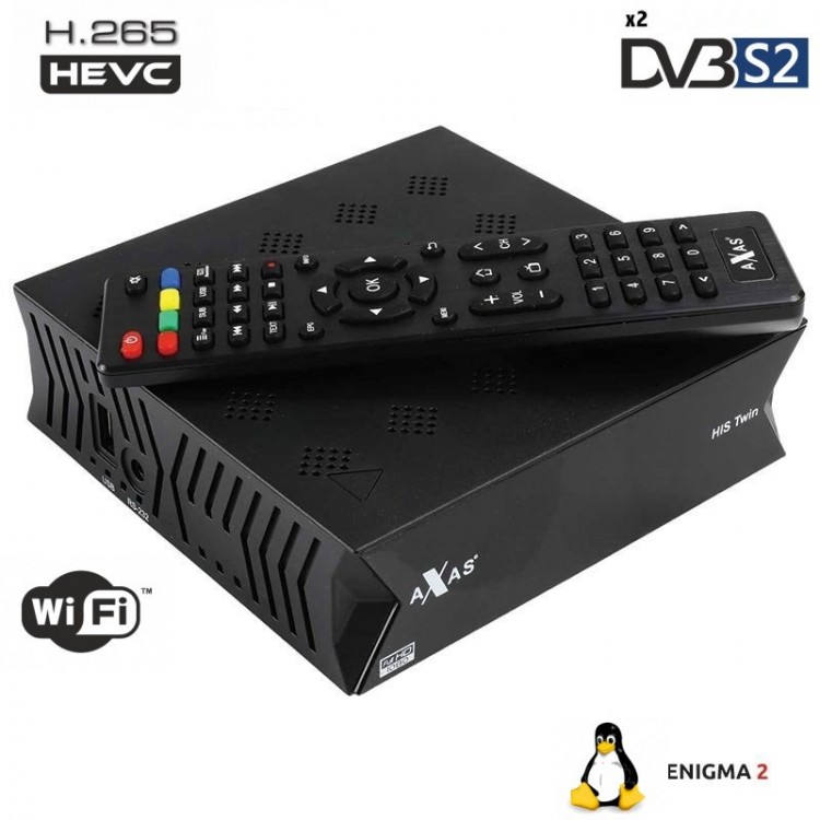 Axas HIS Twin HD 2x DVB-S2 "ENIGMA2"