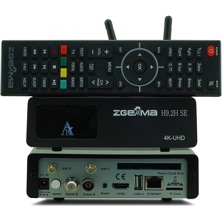 Zgemma H9.2H SE - E2 + Android - 4K DVB-S2X+DVB-T2/C